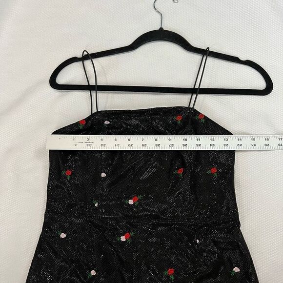 Urban Outfitters Colette Shimmer Rose‎ Embroidery Mini Dress - Picture 9 of 9